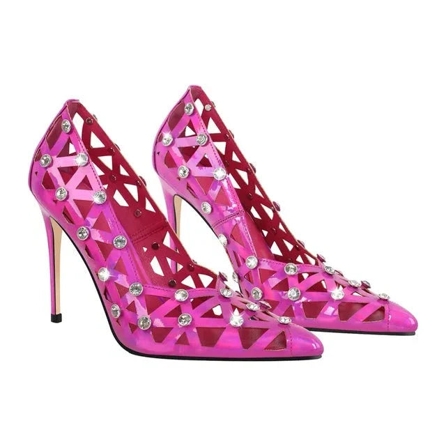 Scarpe Queen Thaxsa (Fucsia)