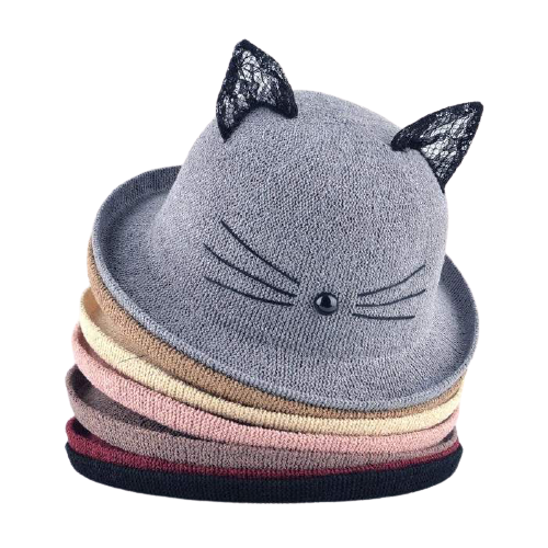 Cappello Drag Kitten (Nero)