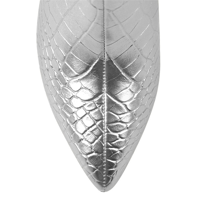 Stivali Queen Krocola (Argento)