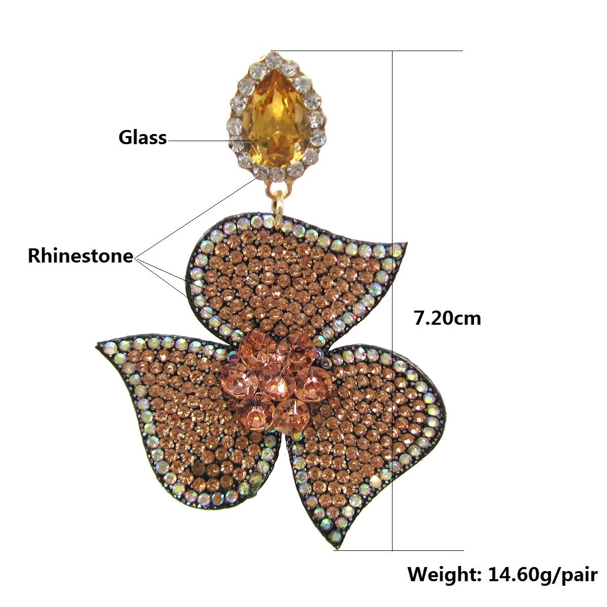 Orecchini a buco Queen Spyra (4 colori)