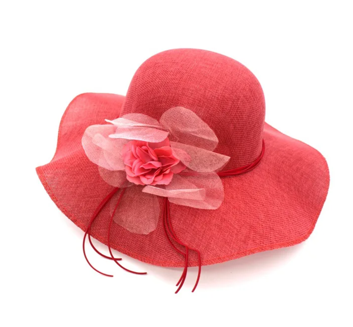 Cappello Drag Linen (Rosso)