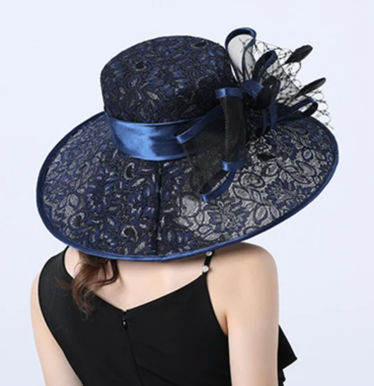 Cappello Queen Santha (Blu marino)