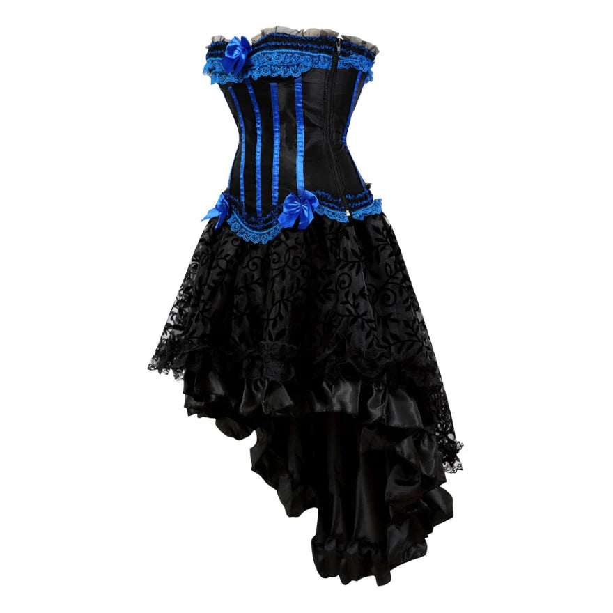 Abito a corsetto Drag Pumba (Blu)