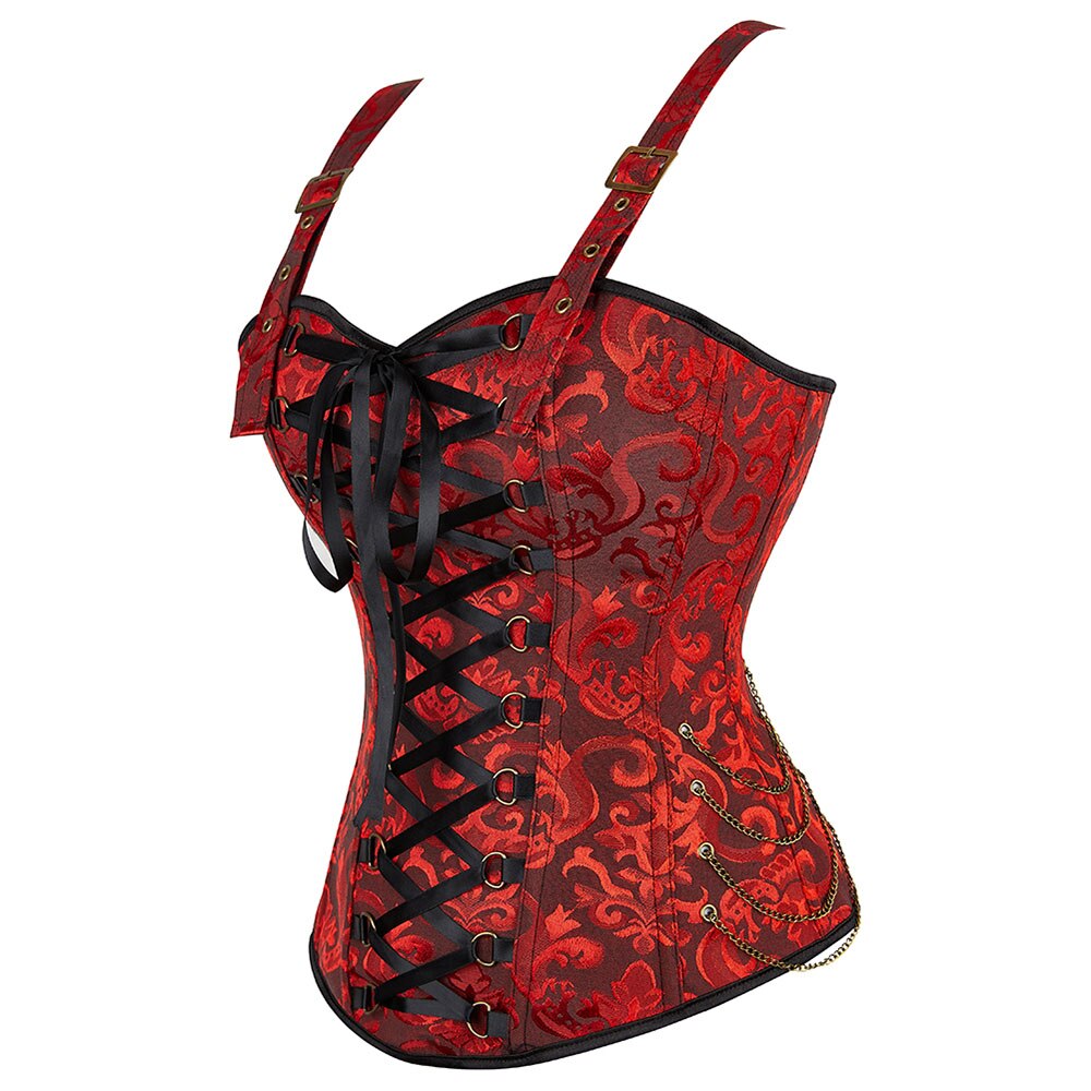 Corsetto Queen Hawren (Rosso)