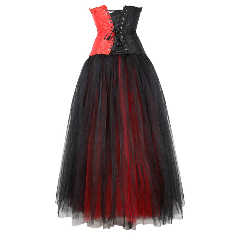Abito a corsetto Drag Cruella