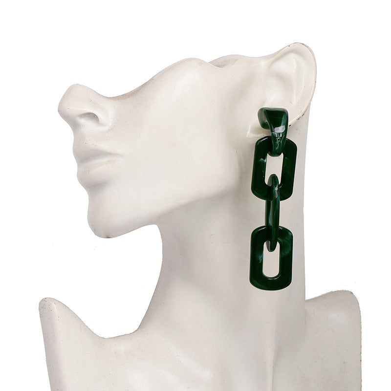 Orecchini a buco Queen Chainthy (3 colori)