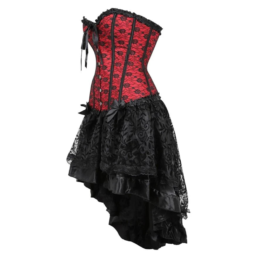 Abito a corsetto Drag Bratislava (Rosso)