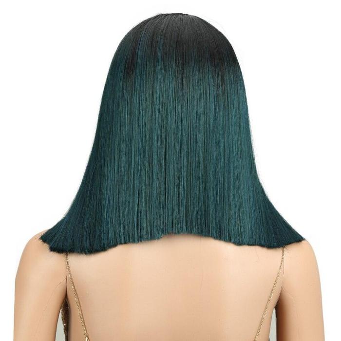Parrucca Queen Saturn (Nera e verde)