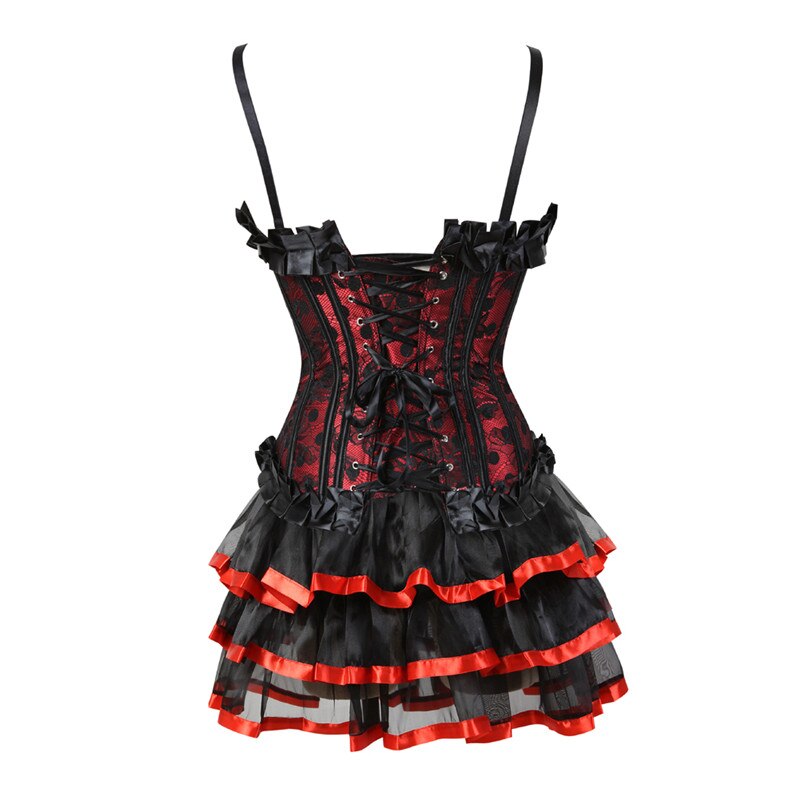 Abito a corsetto Drag Mimi (Gonna corta)