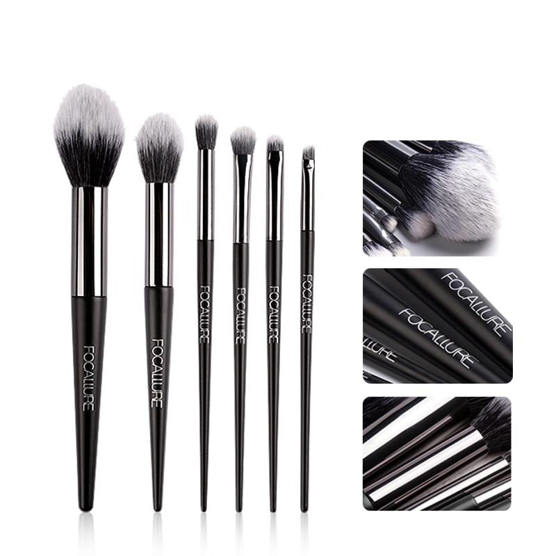 Set di 10 pennelli trucco professionali + Custodia