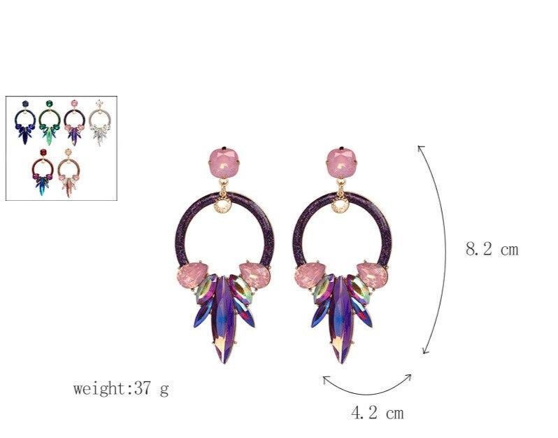 Orecchini a buco Drag Mimosa (Vari colori)