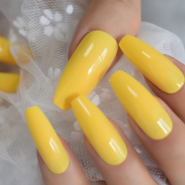 Unghie finte Drag Lemon (24 unità)