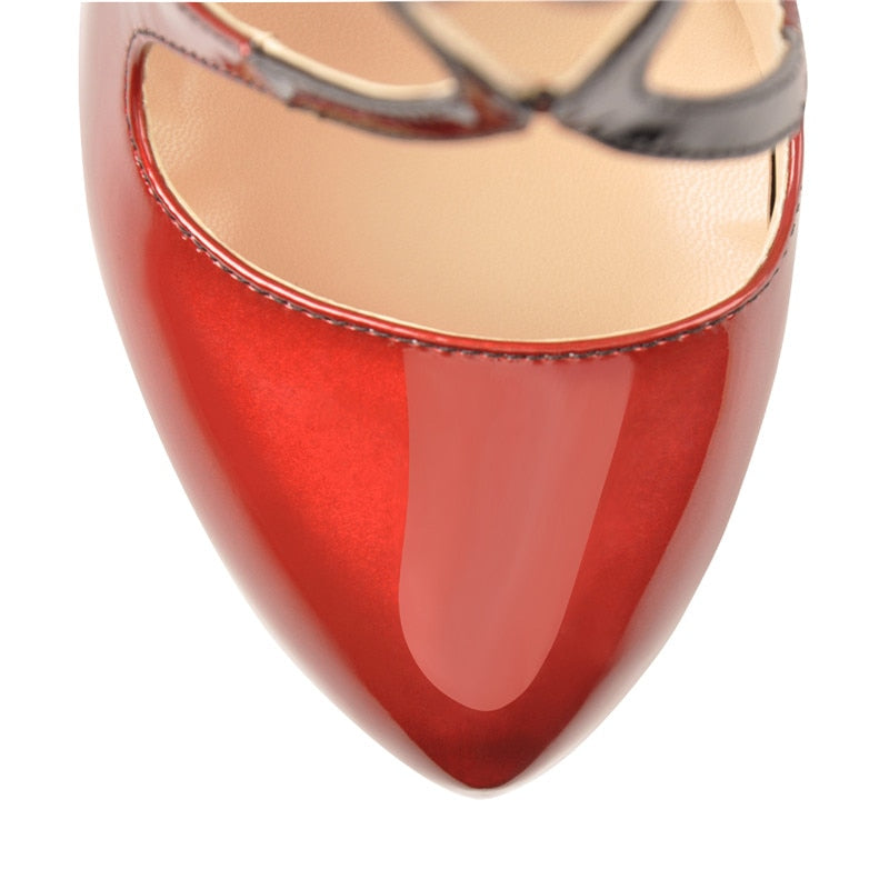 Scarpe Queen Fhiga (Rosso e nero)