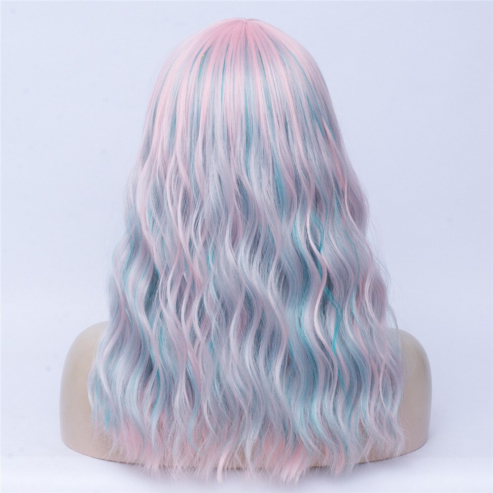 Parrucca Queen Oled (Azzurra e rosa)