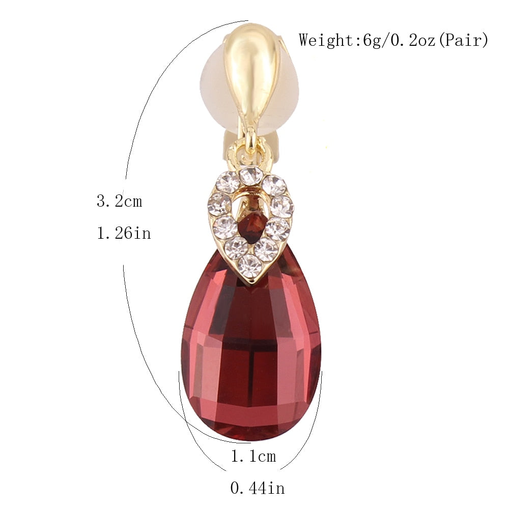 Orecchini a clip Drag Juliet (7 colori)