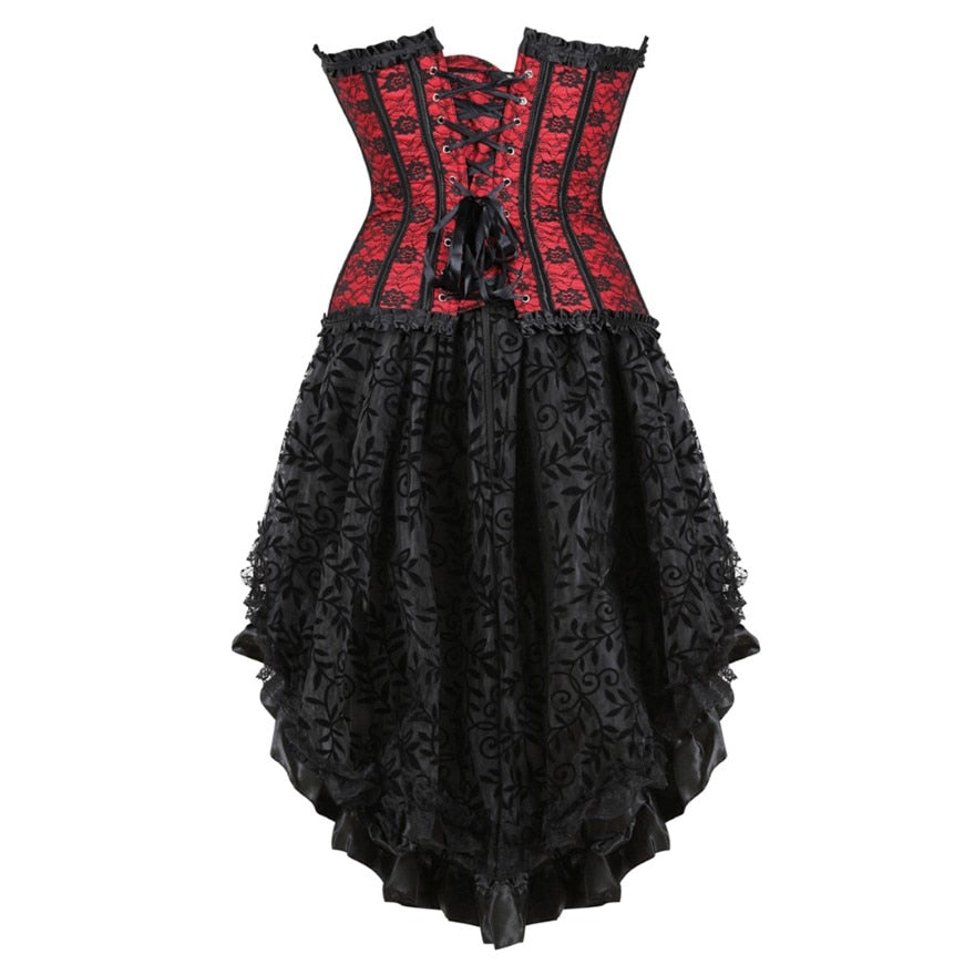 Abito a corsetto Drag Bratislava (Rosso)