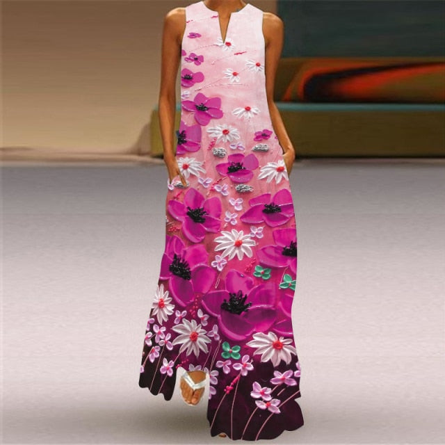 Abito Drag Flowered