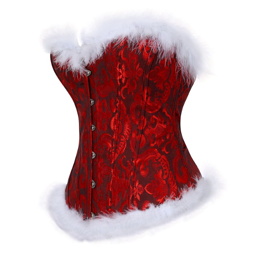 Corsetto Drag Noel (Rosso scuro)