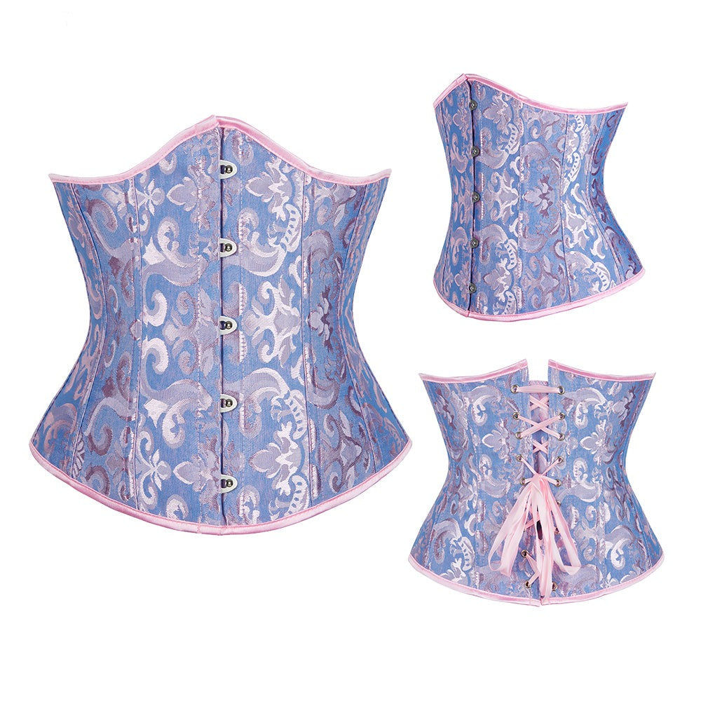 Corsetto Drag Spring (Azzurro e rosa)