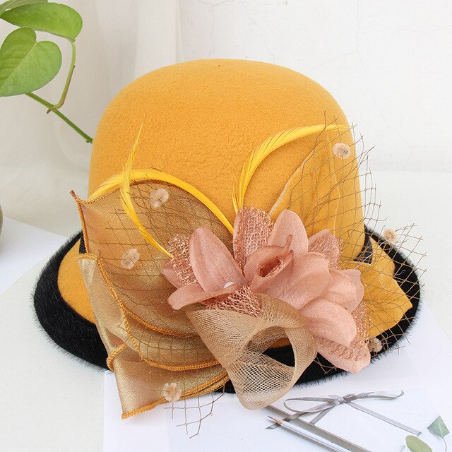 Cappello Queen Orchya (Giallo)