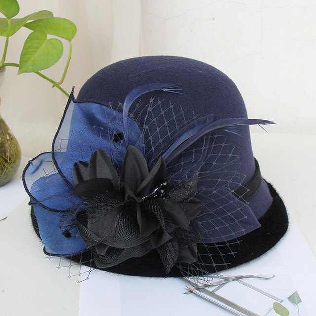 Cappello Queen Orchya (Blu marino)
