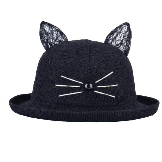 Cappello Drag Kitten (Nero)