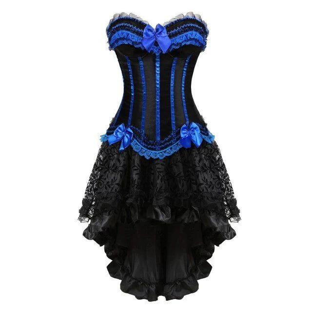 Abito a corsetto Drag Pumba (Blu)