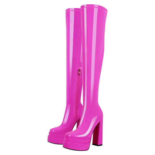 Stivali Queen Xiokonna (Fucsia)