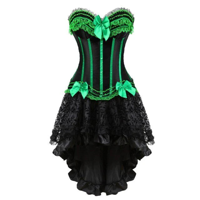 Abito a corsetto Drag Pumba (Verde)