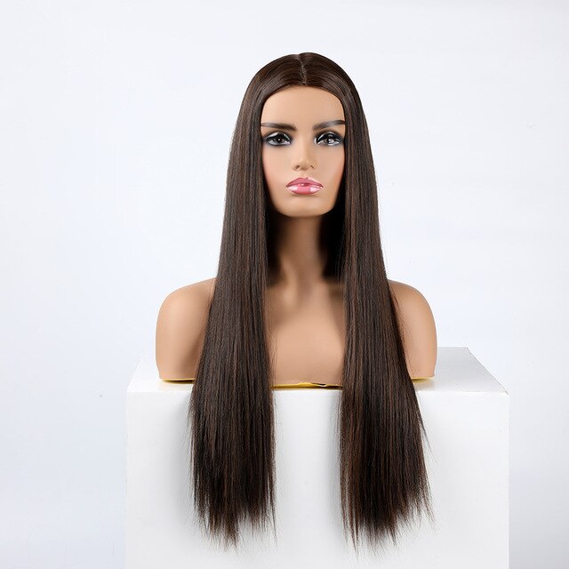 Parrucca Queen Wiebke (Marrone)