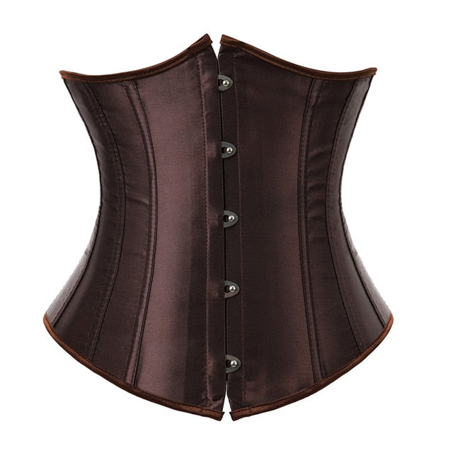 Corsetto Drag Satin (Marrone)