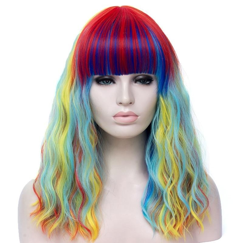 Parrucca Queen Oled (Rainbow)