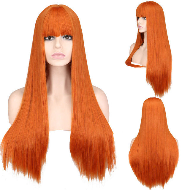 Parrucca Queen Eowyn (Arancione)