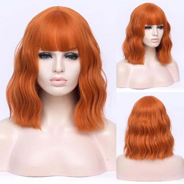 Parrucca Queen Cleo (Arancione)