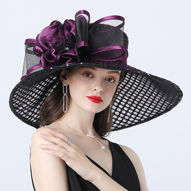 Cappello Queen Benhamina (Viola)