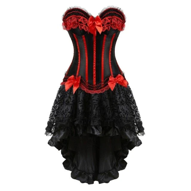 Abito a corsetto Drag Pumba (Rosso)