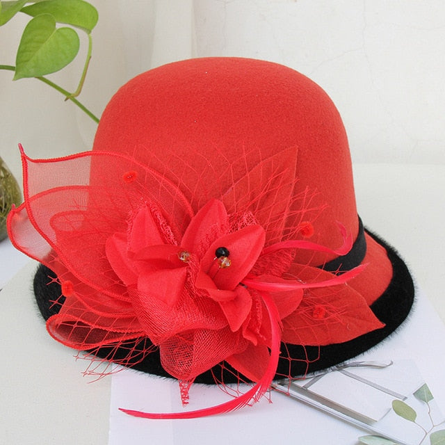 Cappello Queen Orchya (Rosso)