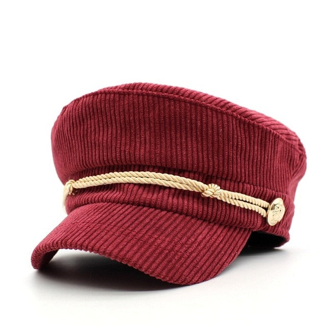 Berretto Drag Corduroy (Rosso)