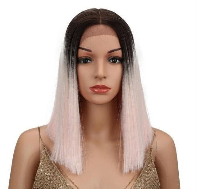 Parrucca Queen Saturn (Nera e rosa)