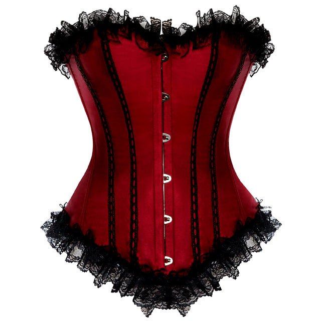 Corsetto Queen Izyama (Rosso scuro)