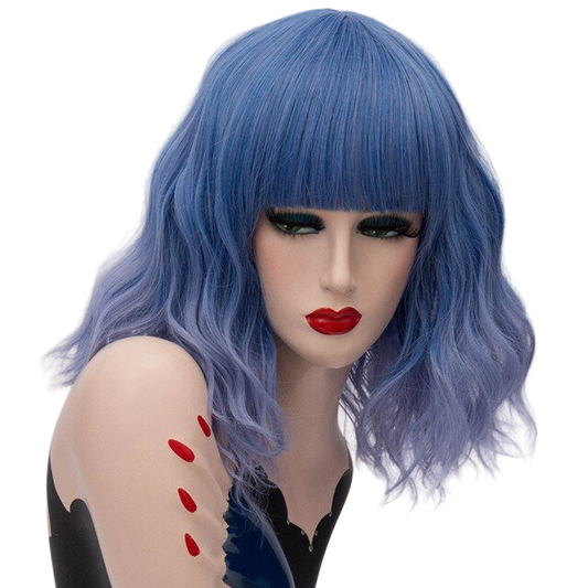 Parrucca Queen Kumara (Gradiente blu)