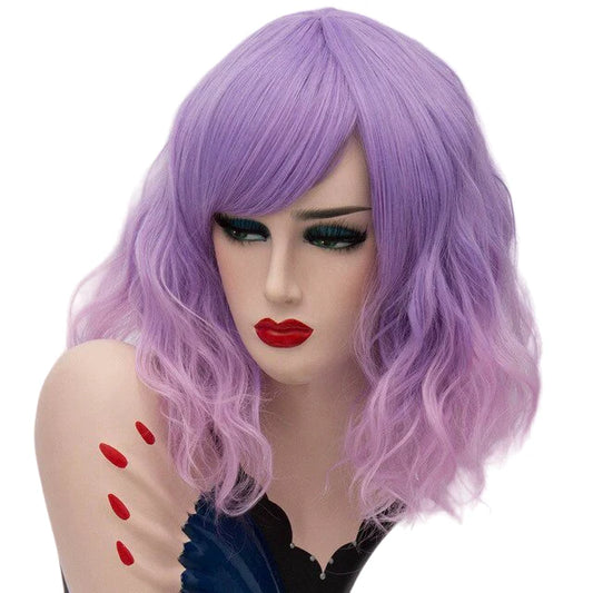 Parrucca Queen Mulan (Viola e rosa)