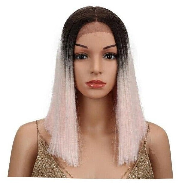 Parrucca Queen Saturn (Nera e rosa)