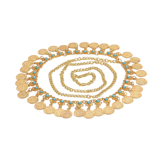 Cintura Queen Coins (Dorato)