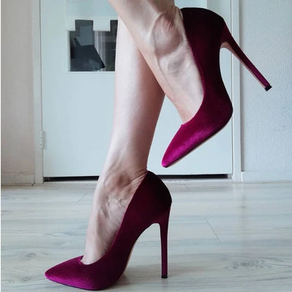 Scarpe Queen Manhiulla (Borgogna 10cm)