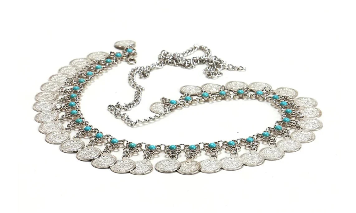 Cintura Queen Coins (Argento)