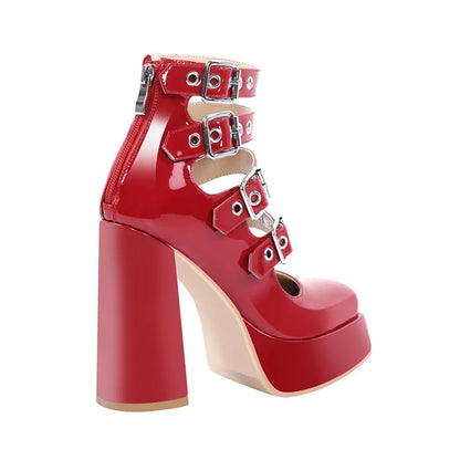 Sandali Queen Katwork (Rosso)