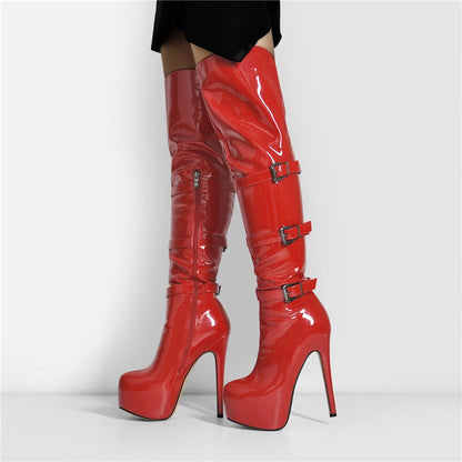 Stivali Queen Khasyan (Rosso)