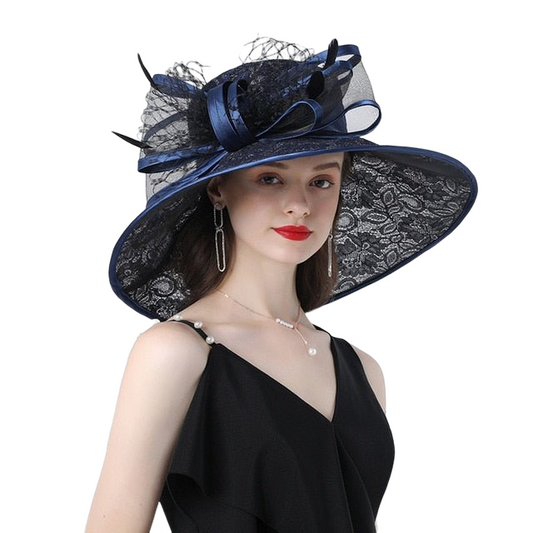 Cappello Queen Santha (Blu marino)