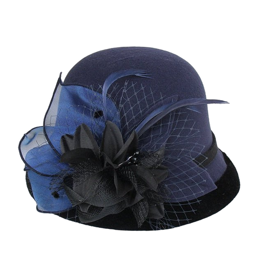 Cappello Queen Orchya (Blu marino)